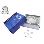 SAFETY  PIN 1" --  blue BOX  